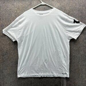 True Religion Shirts Mens XL White Casual Tee Crewneck  Cotton Horse Shoe Y2K